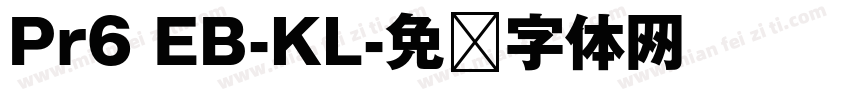 Pr6 EB-KL字体转换